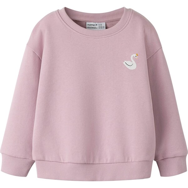NAME IT Mikina NMFVALLENE eozín / biela 66680990