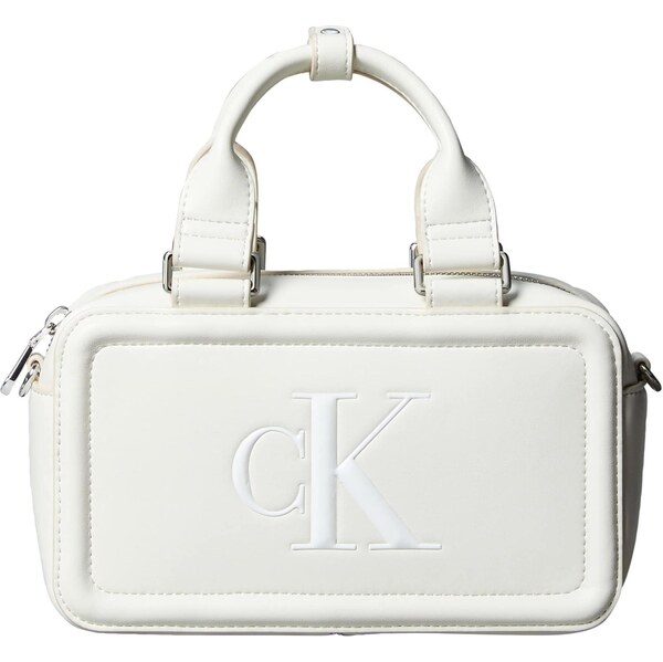 Calvin Klein Kabelka BOLD ELONGATED MINI biela ako vlna 66681659
