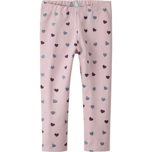 NAME IT Legíny NMFSolea baklažánová / ružová / strieborná 66681693