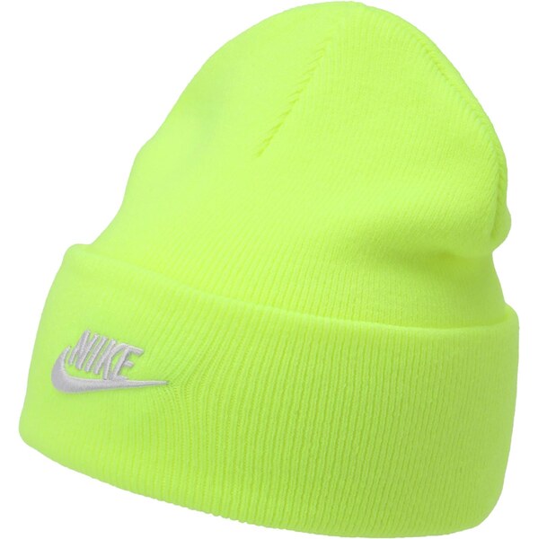 Nike Sportswear Čiapky Peak sivá / neónovo zelená 66681717