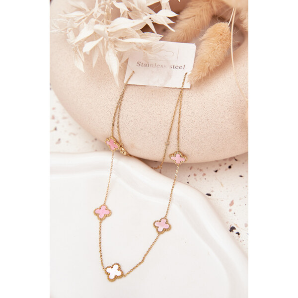 Boto Retiazka z nehrdzavejúcej ocele v ružovom zlate 66683380