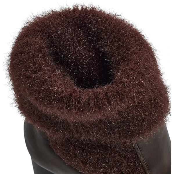 Resti Dámske členkové čižmy s podpätkom a pleteným detailom 66683190