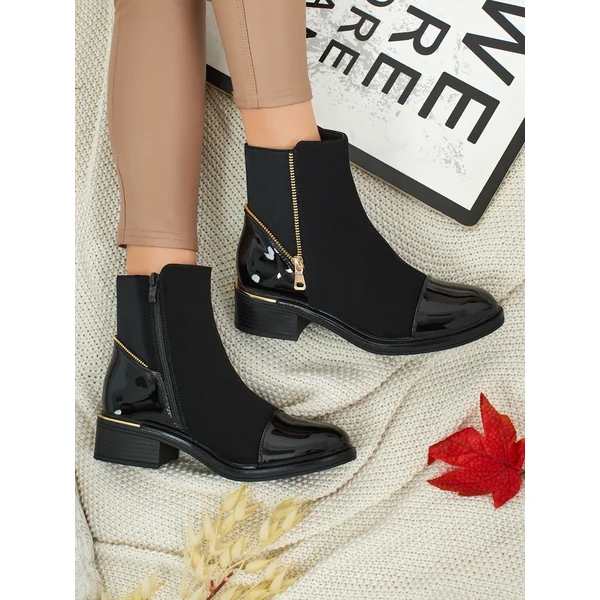 Členkové topánky Resti Stella čierne 66683196