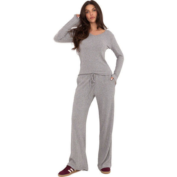 Factory Price Šedé teplákové nohavice 66683257