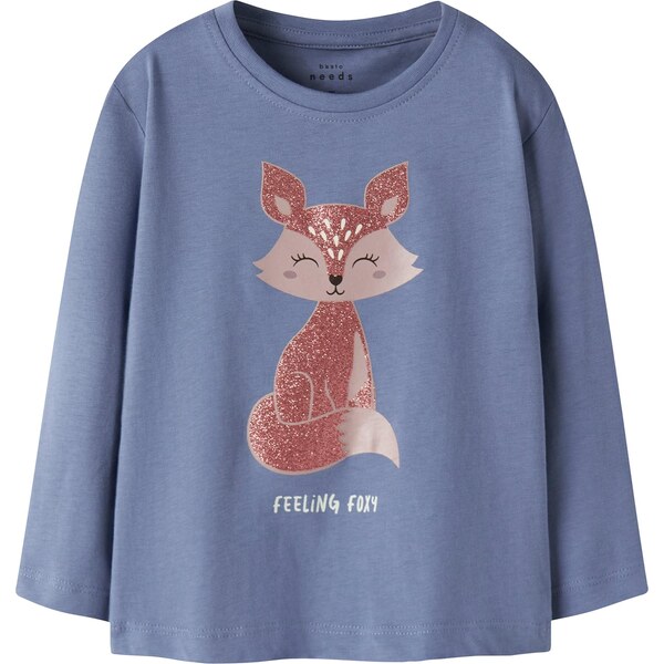 NAME IT Tričko NMFVEEN béžová / námornícka modrá / bronzová 66051942