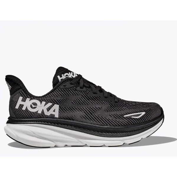 Dámska bežecká obuv HOKA Clifton 9 Black/White (1127896-BWHT) 66690759
