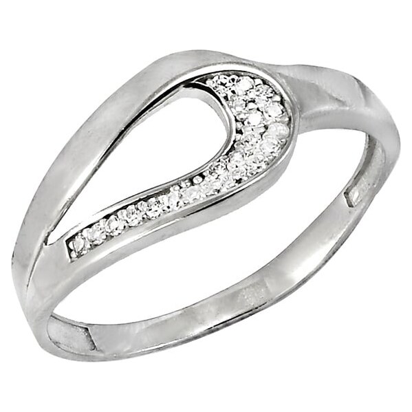 Strieborný prsteň Glare 1148 66692187