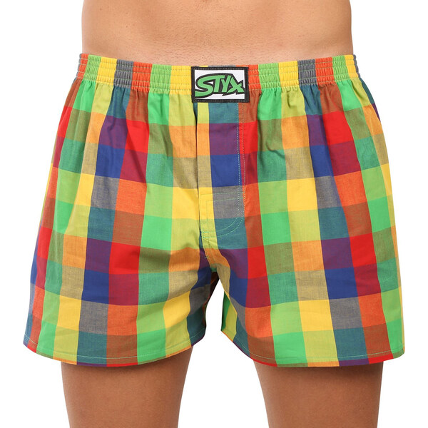 5PACK pánske trenky Styx klasická guma viacfarebné (5A0112456) 66820023