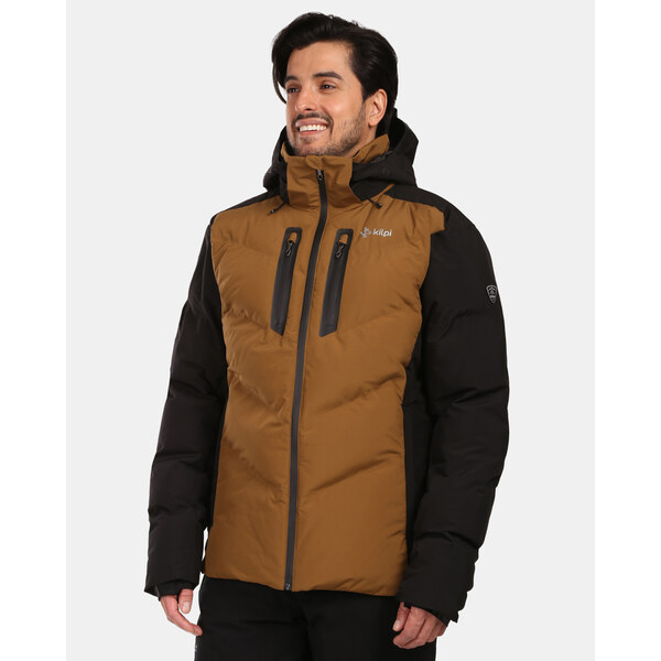 Pánska lyžiarska bunda Kilpi SKIMMIO-M hnedá 66695144