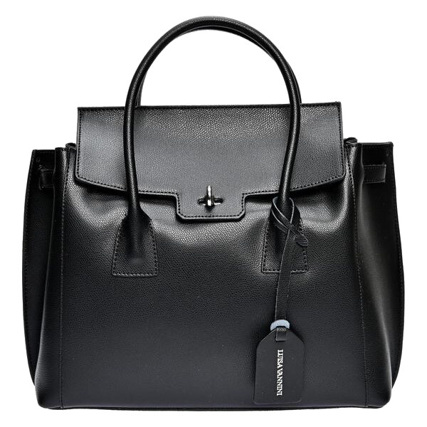 Luisa Vannini Dámska kožená kabelka LV 479 Nero 66694451