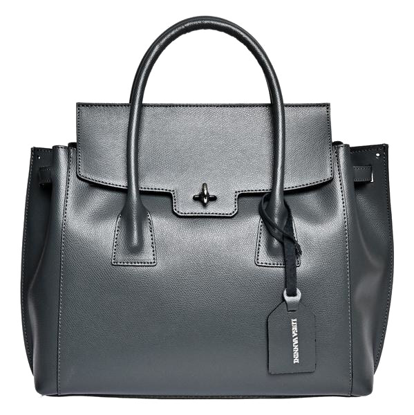 Luisa Vannini Dámska kožená kabelka LV 479 Grigio 66694454