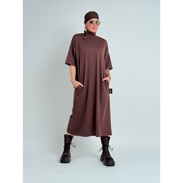 Miss City Official Hnedé šaty STARS 66695087