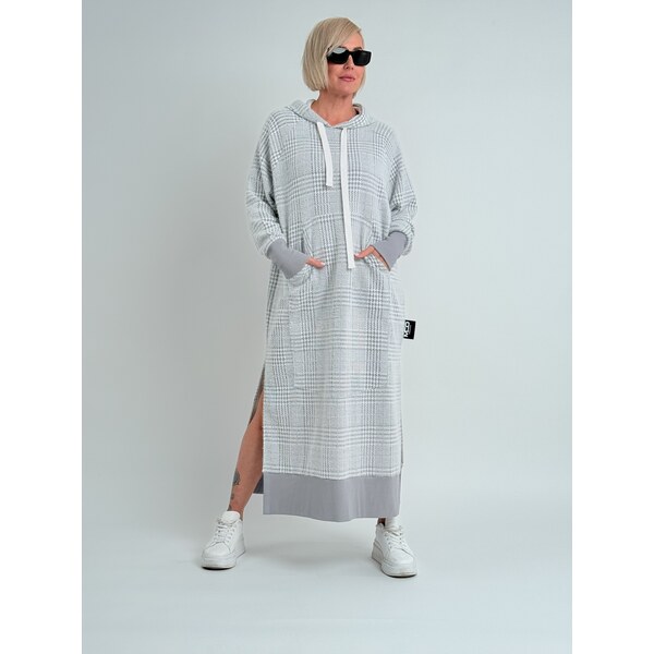 Miss City Official Šedé šaty EMPIRE 66695090