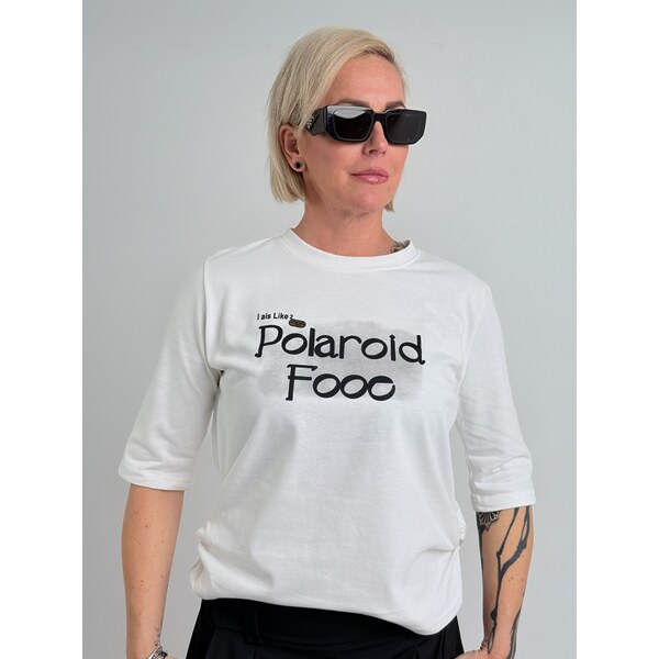 BRIGITTE Krémové tričko POLAROID 66695134