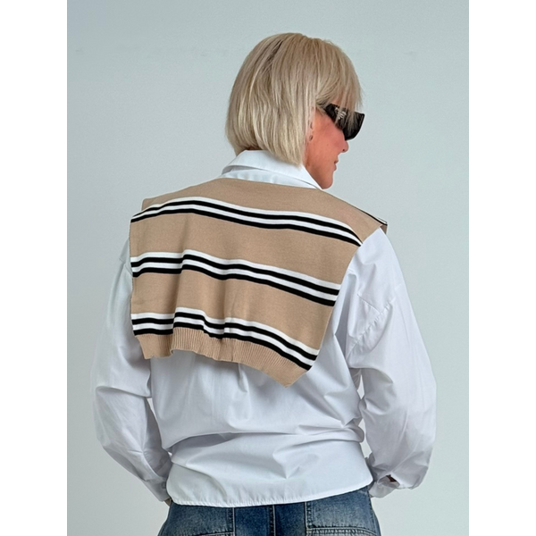 MIHOS Béžový polosvetrík LISA 66909300