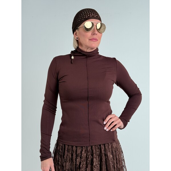 MEGG Hnedé tričko CECIL 66695128