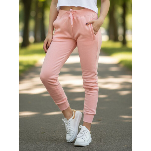 BASIC Púdrové dámske tepláky FITS UY0553z 37757946