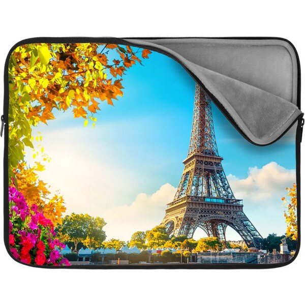 Sablio Obal na notebook Paríž Eifellova veža Flowers 65427073