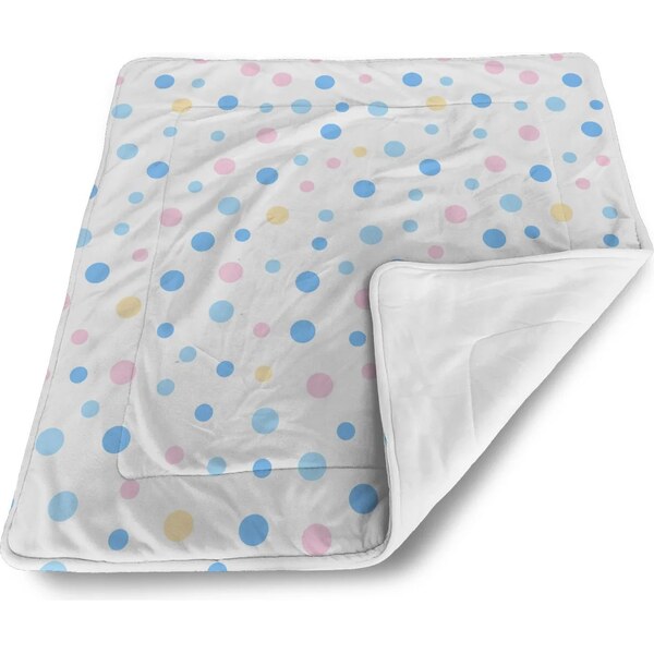 Sablio Deka pre bábätko Farebné bodky na biele 60375055
