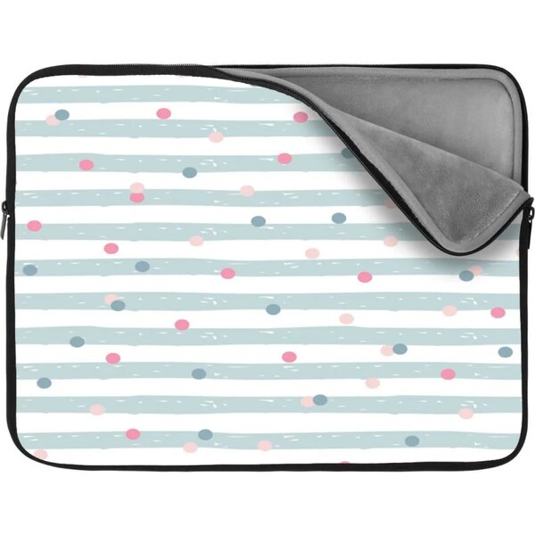 Sablio Obal na notebook Bodky a pruhy 65426974