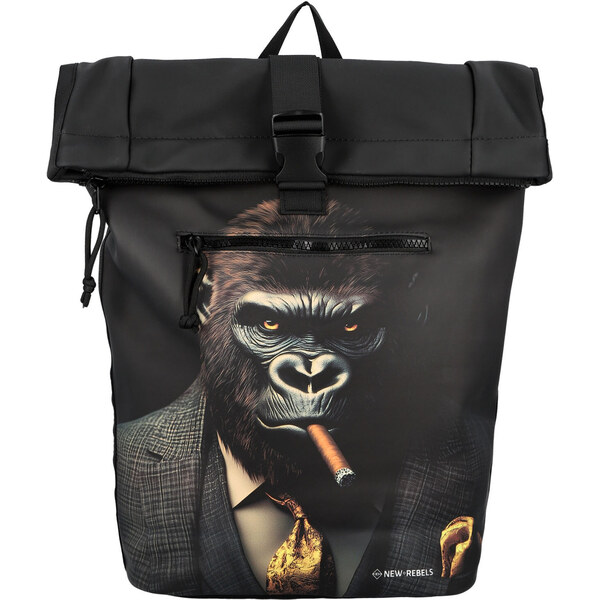 Batoh čierny - New Rebels Monkey čierna 66700193