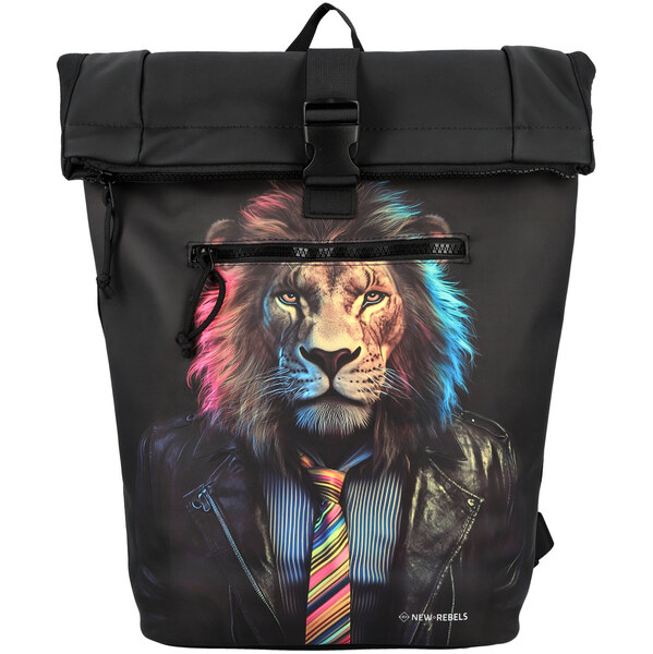 Batoh čierny - New Rebels Lion čierna 66700195