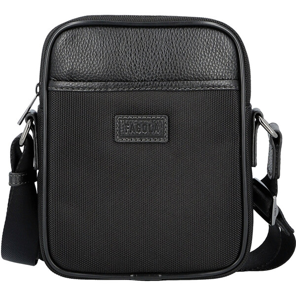 Pánska crossbody taška čierna - Fagola Milany čierna 66700204