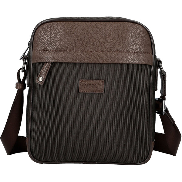 Pánska crossbody taška hnedá - Fagola Jeris hnedá 66700203