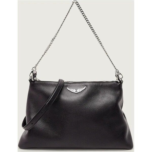 Zadig&Voltaire Kožená kabelka na rameno JIM 66692396