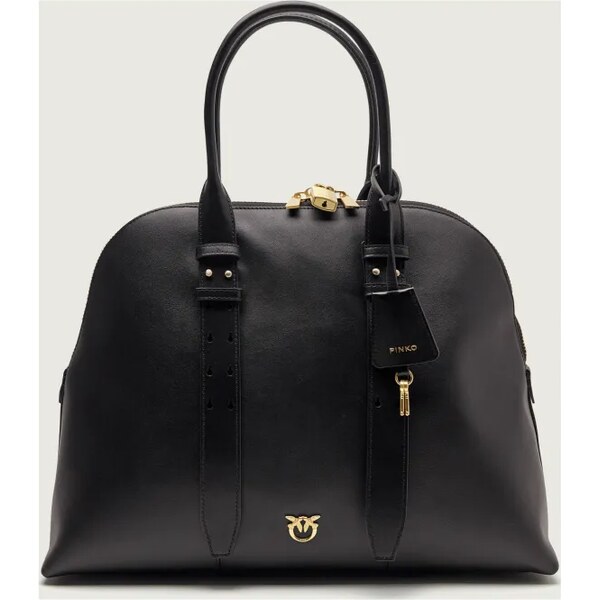 Pinko Kožený kufrík BOWLING BAG 66693341