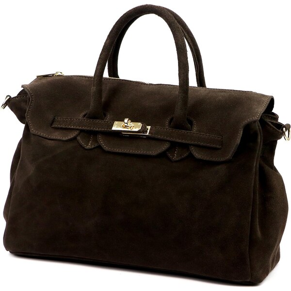 Camilla Veľká dámska kožená kabelka z prírodnej brúsenej kože 66700249