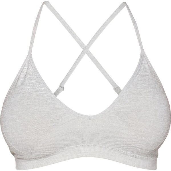 ICANIWILL Športová podprsenka Smooth svetlosivá 66707299