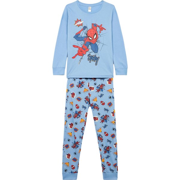 Lindex Pyžamo Spiderman modrá / svetlomodrá / červená / čierna 66707520