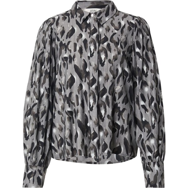 JDY Blúzka sivá / antracitová / biela 66707621