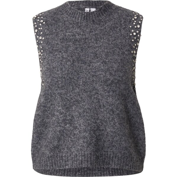 PIECES Sveter PCRISE tmavosivá 66707676