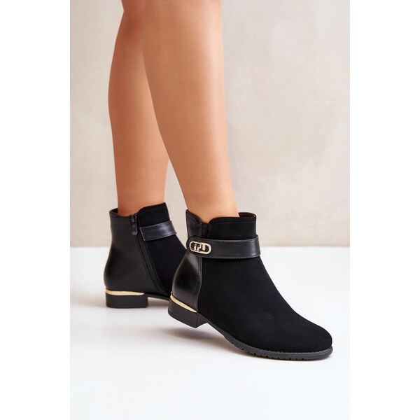 SWEET SHOES Dámske členkové topánky K-99213 čierne - Step in style 62032300