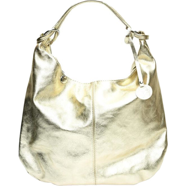 Carla Ferreri Dámska kožená kabelka Hobo CF8159 Oro 66707961