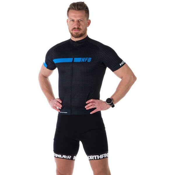 NorthFinder Gerardo dres, pánsky, čierno-modrý 66708554