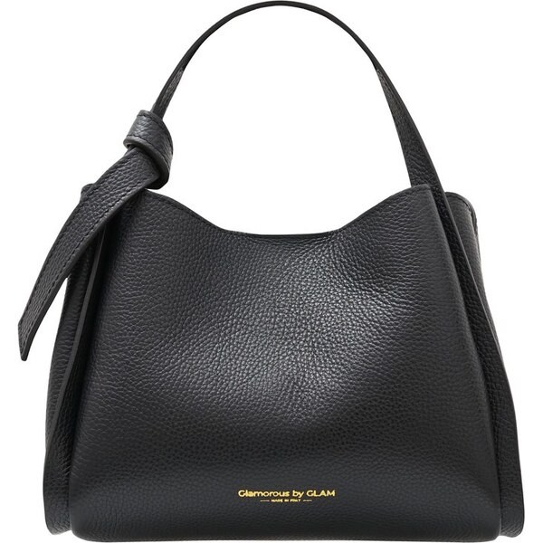 Glamorous by GLAM Dámská kožená kabelka do ruky černá 66709310
