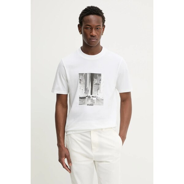 Bavlnené tričko HUGO Deyss 66709670