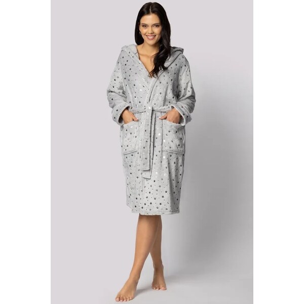 Envie fleecový dámský župan Star 66711003