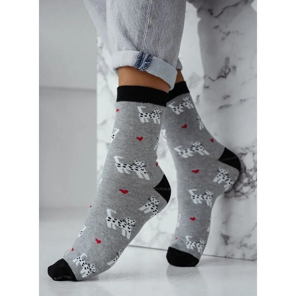 Ponožky Milena 0200-196 Malé mačičky srdiečka 37-41 66711267