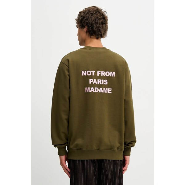 Bavlnená mikina Drôle de Monsieur Le Sweatshirt Slogan 66596701