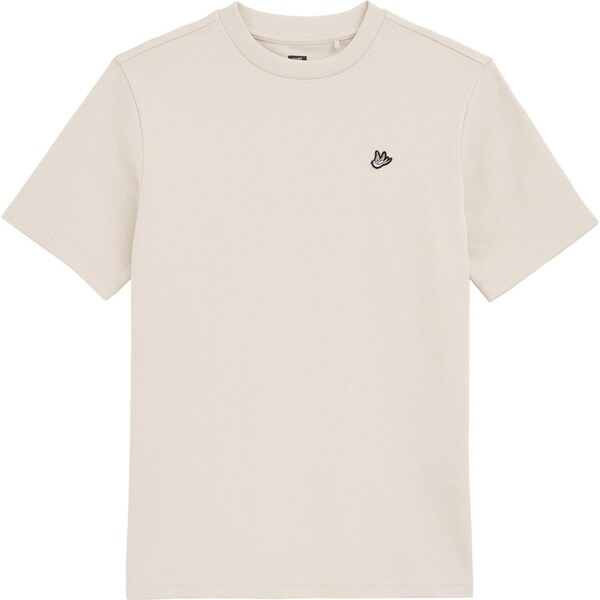 WE Fashion Tričko béžová / čierna 62269704