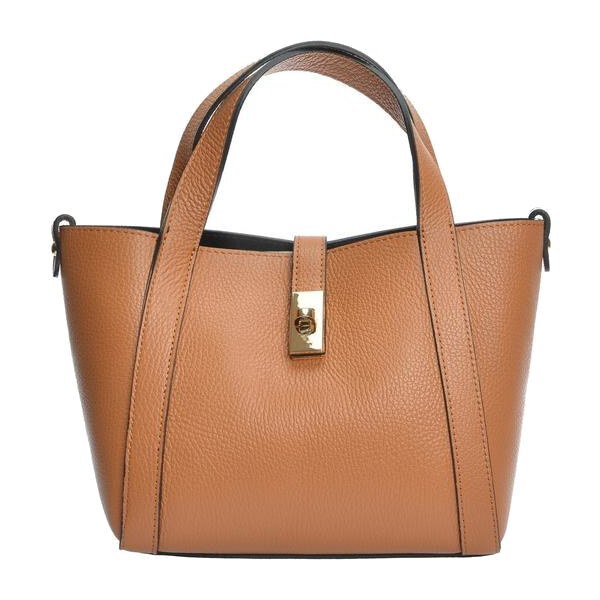 Anna Luchini Dámska kožená kabelka AL WH TSBV 20 Cognac 66712485