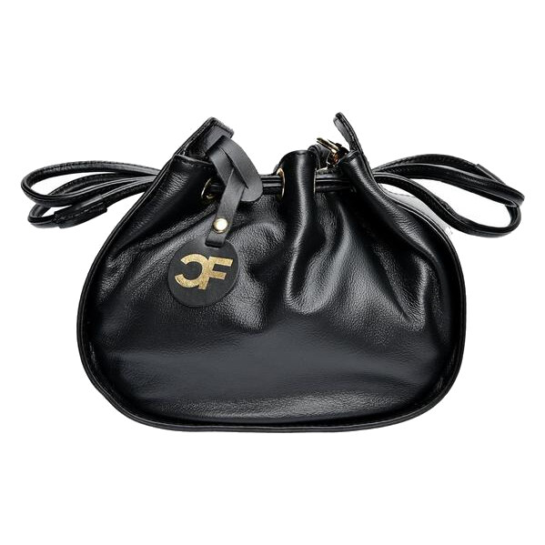 Carla Ferreri Dámska kožená crossbody kabelka CF2221 Nero 66712486