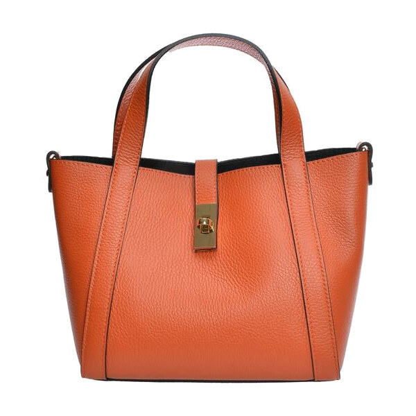 Anna Luchini Dámska kožená kabelka AL WH TSBV 20 Arancio 66712512