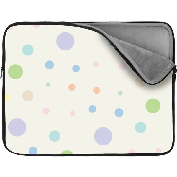 Sablio Obal na notebook Trojfarebné bodky 65427014