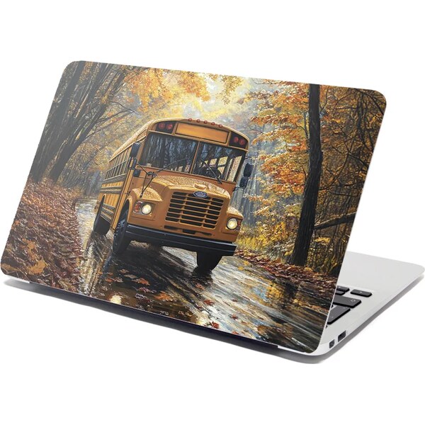 Sablio Samolepka na notebook Žltý školský autobus 65112473