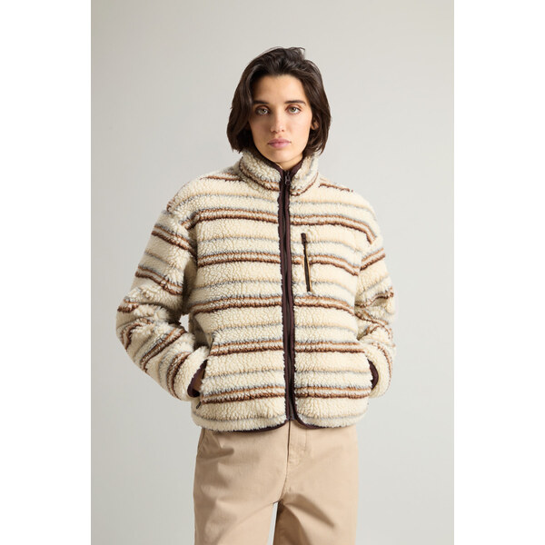 MIKINA WOOLRICH CURLY SHERPA SWEATSHIRT 66715332